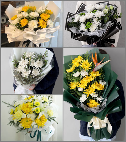 广东汕尾市陆河县上护镇硁二村白事花束代送